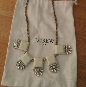 Cream J Crew Factory Statement Necklace
